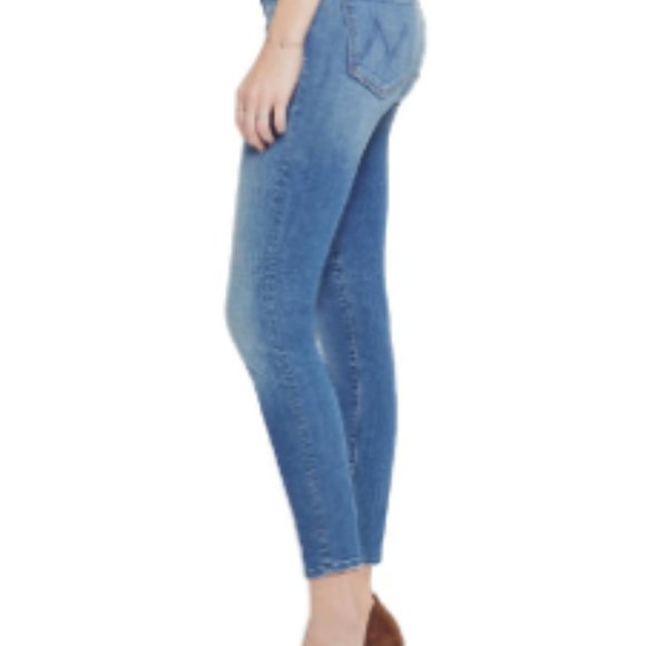 Mother The Looker Crop Skinny Jeans in Wishful Drinking - Picture 3 of 13